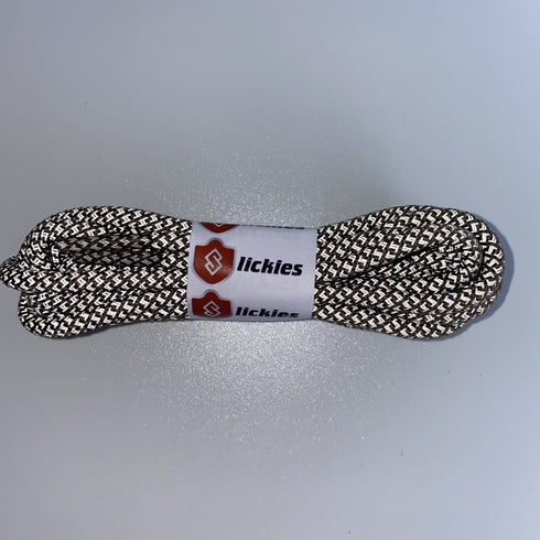 Yeezy Laces 3M Reflective Static Ash Stone Brown Rope Laces